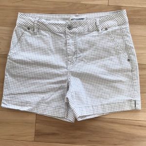 Artisan NY gingham shorts size 10